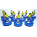 Subbuteo Andrew Table Soccer Brazil 2002 World Cup on classic Hasbro bases